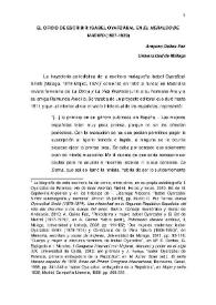El oficio de escribir. Isabel Oyarzábal en "El Heraldo de Madrid" (1927-1929) / Amparo Quiles Faz | Biblioteca Virtual Miguel de Cervantes