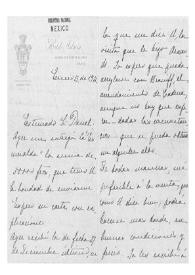 [Carta de Carmen Romero Rubio de Díaz en París al Enrique Danel en México. París, 13 de enero de 1912] | Biblioteca Virtual Miguel de Cervantes
