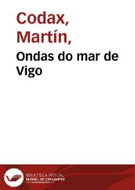 Ondas do mar de Vigo | Biblioteca Virtual Miguel de Cervantes