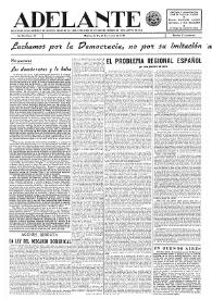 Adelante : Órgano del Partido Socialista Obrero [Español] (México, D. F.). Año II, núm. 28, 15 de marzo de 1943 | Biblioteca Virtual Miguel de Cervantes