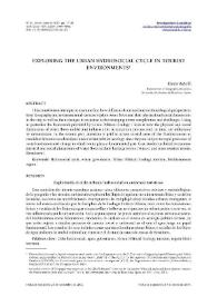 Exploring the urban hydrosocial cycle in tourist environments / Elena Ridolfi | Biblioteca Virtual Miguel de Cervantes