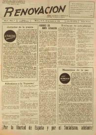 Renovación (México D. F.) : Órgano de la Federación de Juventudes Socialistas de España. Año I, núm. 7, 25 de junio de 1944 | Biblioteca Virtual Miguel de Cervantes