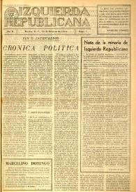 Izquierda Republicana. Año II, núm. 7, 15 de febrero de 1945 | Biblioteca Virtual Miguel de Cervantes