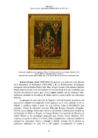 Jiménez Fraud, editor (1910-1936) [Semblanza] / Francisco Fuster García | Biblioteca Virtual Miguel de Cervantes