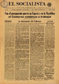 El Socialista (Argel). Núm. 100, 22 de febrero de 1947 | Biblioteca Virtual Miguel de Cervantes