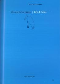 El canto de los pájaros / Félix J. Palma | Biblioteca Virtual Miguel de Cervantes