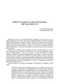 "Todo un pueblo" en "Tirano Banderas" de Valle-Inclán / Paz Battaner Arias | Biblioteca Virtual Miguel de Cervantes