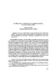 El tema de la amistad en la "Quarta Partida" de Alfonso el Sabio / Marilyn Stone | Biblioteca Virtual Miguel de Cervantes