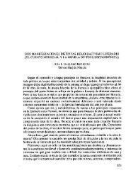 Dos manifestaciones distintas del didactismo literario (el cuento medieval y la novela de tesis decimonónica) / Ana L. Baquero Escudero | Biblioteca Virtual Miguel de Cervantes