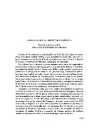 Atahualpa en la literatura hispánica / Carlos García Barrón | Biblioteca Virtual Miguel de Cervantes