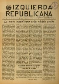 Izquierda Republicana. Año XIV, núm. 83, febrero-marzo de 1953 | Biblioteca Virtual Miguel de Cervantes