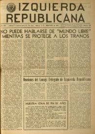 Izquierda Republicana. Año XIV, núm. 88, diciembre de 1953 | Biblioteca Virtual Miguel de Cervantes