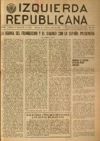Izquierda Republicana. Año XVII, núm. 101, junio-julio de 1956 | Biblioteca Virtual Miguel de Cervantes