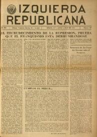 Izquierda Republicana. Año XVIII, núm. 107, junio-julio de 1957 | Biblioteca Virtual Miguel de Cervantes