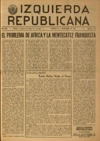 Izquierda Republicana. Año XVIII, núm. 110, diciembre de 1957 | Biblioteca Virtual Miguel de Cervantes
