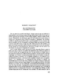Borges y Lovecraft / Juan José Barrientos | Biblioteca Virtual Miguel de Cervantes