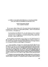 La poética de José Asunción Silva y sus relaciones con las poéticas españolas del siglo XIX  / Pablo Carrascosa Miguel | Biblioteca Virtual Miguel de Cervantes