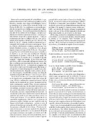  La fórmula del reto en los antiguos romances históricos  / Gustavo Correa | Biblioteca Virtual Miguel de Cervantes