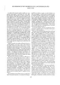  Los romances trovadorescos del "Cancionero sin año" / Kathleen Kish | Biblioteca Virtual Miguel de Cervantes