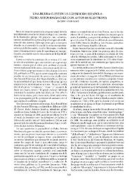 Una figura clave de la Ilustración española: Pedro Antonio Sánchez (Don Antonio Filántropo) / Jacques Soubeyroux | Biblioteca Virtual Miguel de Cervantes