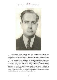  José Venegas López (Linares, Jaén, 1896 –Buenos Aires, 1948) [Semblanza] / Patricia Pizarroso Acedo | Biblioteca Virtual Miguel de Cervantes