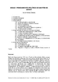Ideas y pensamiento político  de Martín de Garay / Nuria Alonso Garcés | Biblioteca Virtual Miguel de Cervantes