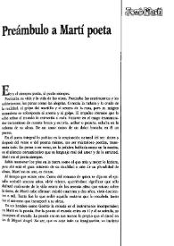 Preámbulo a Martí poeta / Gastón Baquero | Biblioteca Virtual Miguel de Cervantes