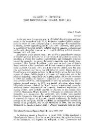 Galdós in context: The Republican Years, 1907-1914 / Brian J. Dendle | Biblioteca Virtual Miguel de Cervantes