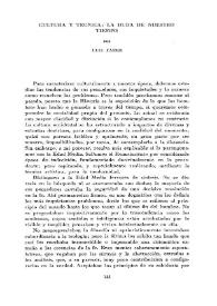 Cultura y técnica: la duda de nuestro tiempo / por Luis Farré | Biblioteca Virtual Miguel de Cervantes