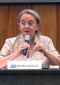 Seminario "Las religiones en el mundo contemporáneo" (1.ª sesión) / Amelia Valcárcel | Biblioteca Virtual Miguel de Cervantes