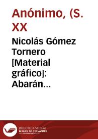 Nicolás Gómez Tornero [Material gráfico]: Abarán (Murcia) : selected fruit a speciality. | Biblioteca Virtual Miguel de Cervantes