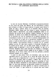 En torno a una dialéctica poética en la obra de Antonio Machado / Marta Rodríguez Santibáñez | Biblioteca Virtual Miguel de Cervantes