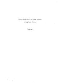 Report on Fulbright Evaluation Research 1972-1973 U.S. Grantees. Appendix I | Biblioteca Virtual Miguel de Cervantes