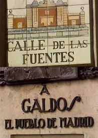 Benito Pérez Galdós. Madrid | Biblioteca Virtual Miguel de Cervantes