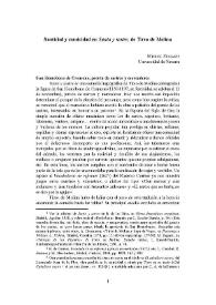 Santidad y comicidad en "Santo y sastre", de Tirso de Molina / Miguel Zugasti | Biblioteca Virtual Miguel de Cervantes