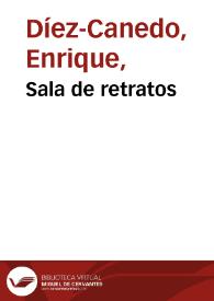 Sala de retratos | Biblioteca Virtual Miguel de Cervantes