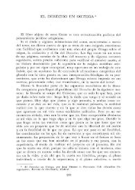 El derecho en Ortega / Fernando Malo | Biblioteca Virtual Miguel de Cervantes