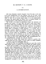 El extraño y el ausente / por A. Sánchez-Barbudo | Biblioteca Virtual Miguel de Cervantes