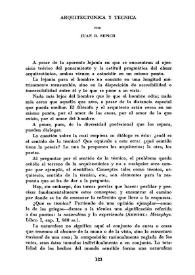 Arquitectónica y técnica / por Juan R. Sepich | Biblioteca Virtual Miguel de Cervantes