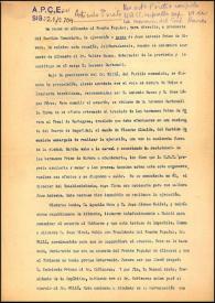 Se reúne en Alicante el Frente Popular.... | Biblioteca Virtual Miguel de Cervantes