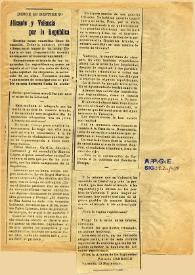 Alicante y Valencia por la República / Valentín Carrasco | Biblioteca Virtual Miguel de Cervantes