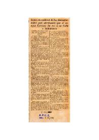 Entre els radicals hi ha disconformitat pels oferiments que el senyor Lerroux ha fet a la Ceda a Salamanca | Biblioteca Virtual Miguel de Cervantes