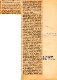 S'ha reprès el debat sobre els pressupostos | Biblioteca Virtual Miguel de Cervantes