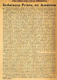 Indalecio Prieto en América | Biblioteca Virtual Miguel de Cervantes