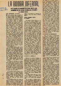 La bomba infernal / por Carlos Esplá | Biblioteca Virtual Miguel de Cervantes