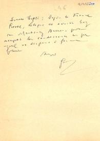 Carta de Indalecio Prieto a Carlos Esplá | Biblioteca Virtual Miguel de Cervantes