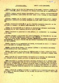 Programa. Augusto Barcia (5-2-1947) | Biblioteca Virtual Miguel de Cervantes