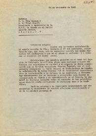 Carta de Carlos Esplá a UGT. México, D. F., 28 de noviembre de 1948  | Biblioteca Virtual Miguel de Cervantes