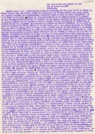 Carta de Indalecio Prieto a Rafael Supervía. San Juan de Luz 3 de febrero de 1950 | Biblioteca Virtual Miguel de Cervantes