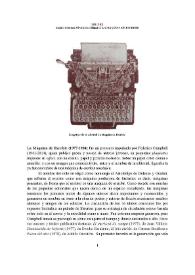 La Máquina de Escribir (1977-1984) [Semblanza] / Jacinto Martínez Olvera  | Biblioteca Virtual Miguel de Cervantes